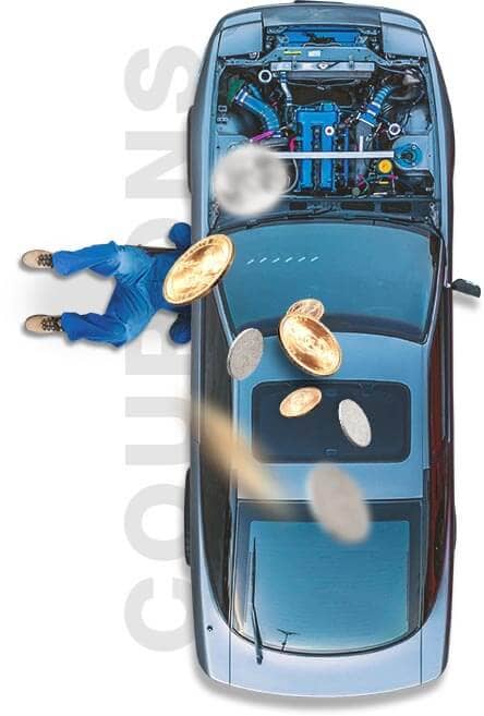 Car picture in coupons section